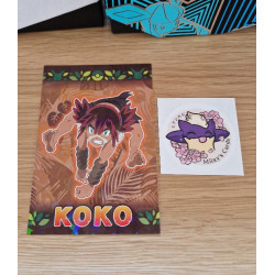 Carte d'illustration Koko