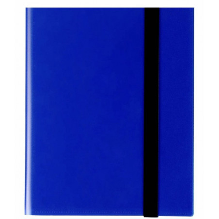 Album 9-Pocket avec élastique bleu