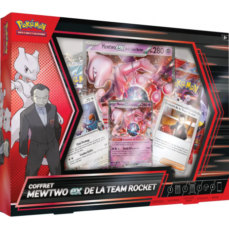 Coffret Mewtwo ex  de la Team Rocket FR