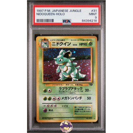 Nidoqueen Holo No. 031 JP PSA 9