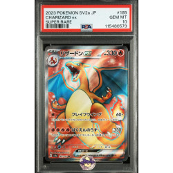 Dracaufeu ex sv2a 185/165 JP PSA 10