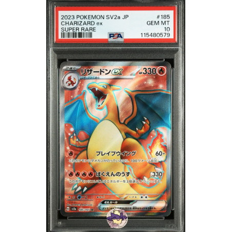 Dracaufeu ex sv2a 185/165 JP PSA 10