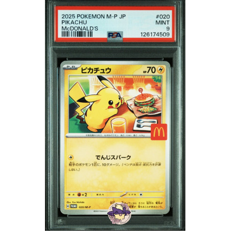 Pikachu 020/M-P JP PSA 9