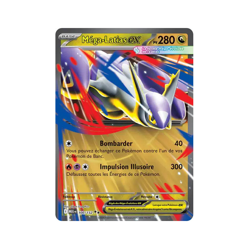 Méga-Latias ex MEG 100/132 FR