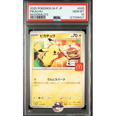 Pikachu 020/M-P JP PSA 10
