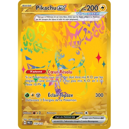 Pikachu Ex 179/131 FR