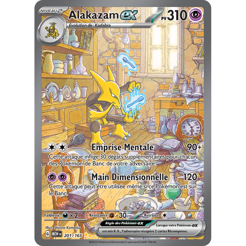 Alakazam Ex 201/165 FR