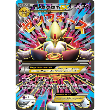 M Alakazam Ex 118/124 ANG