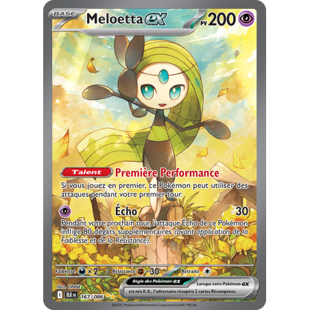 Meloetta Ex 167/086 FR