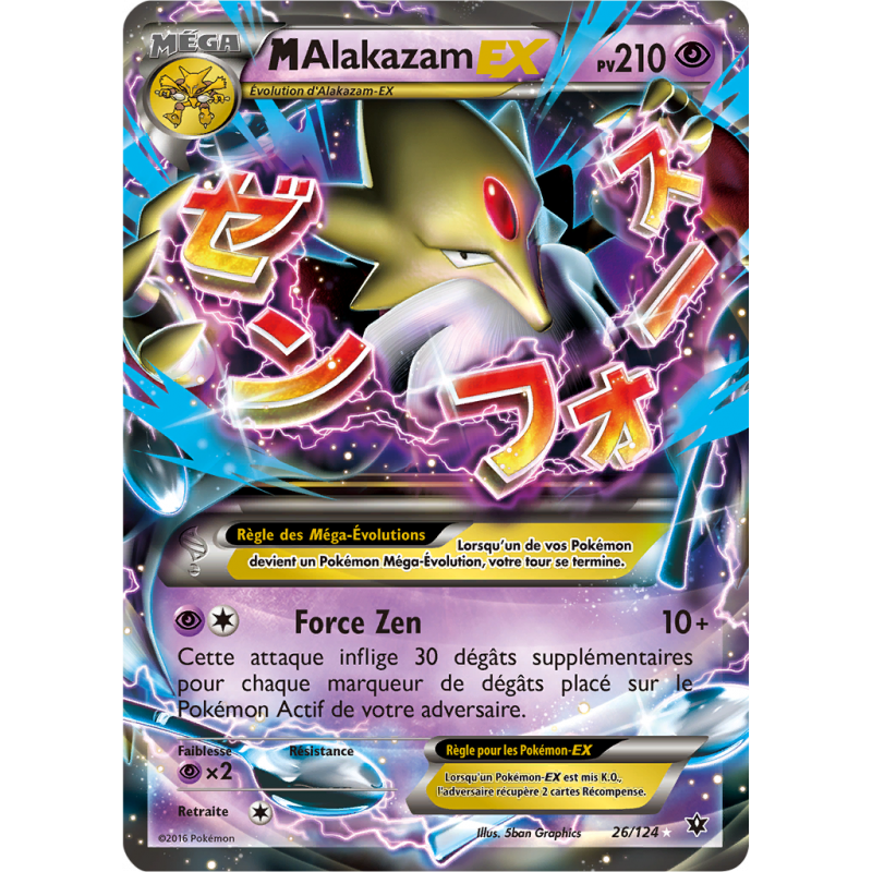 M Alakazam Ex 26/124 FR
