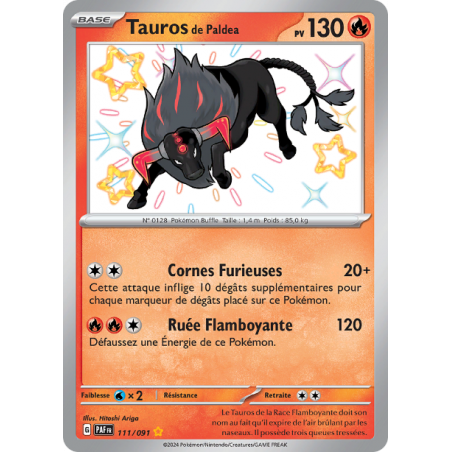Tauros de Paldea 111/091 FR