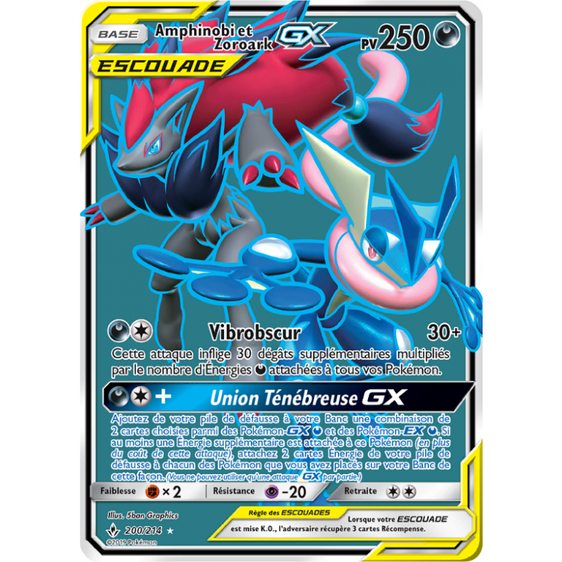 Amphinobi et Zoroark GX 200/214 FR