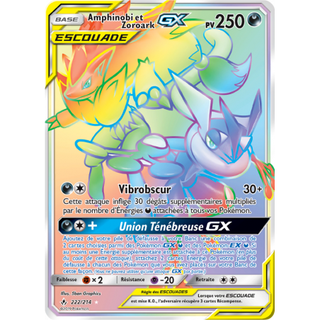 Amphinobi et Zoroark GX 222/214 FR