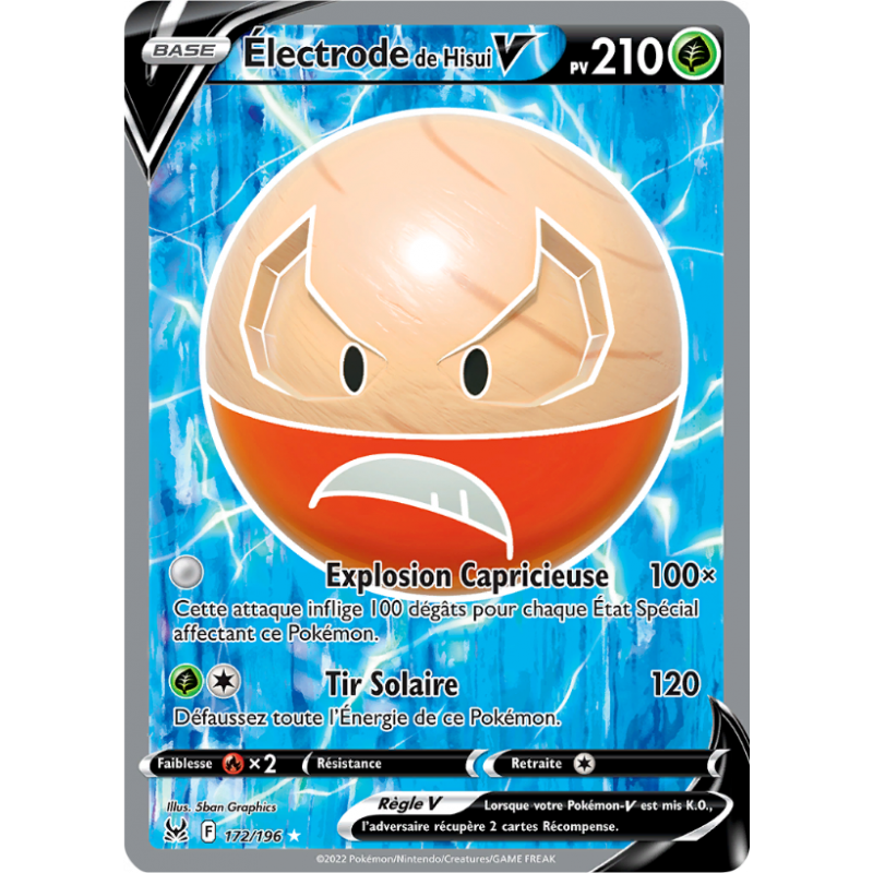 Electrode de Hisui V 172/196 FR