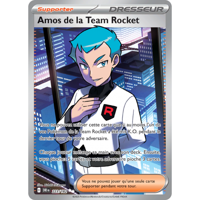 Amos de la Team Rocket 223/182 FR