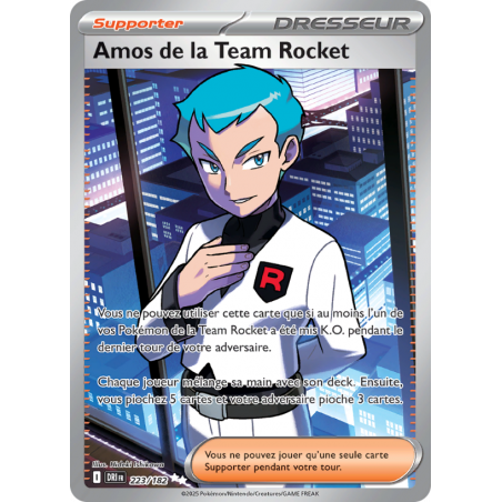 Amos de la Team Rocket 223/182 FR