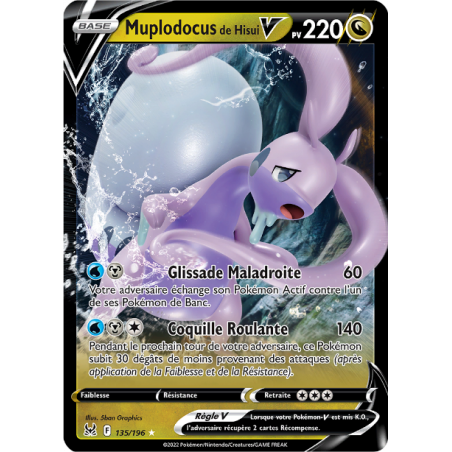 Muplodocus de Hisui V 135/196 FR