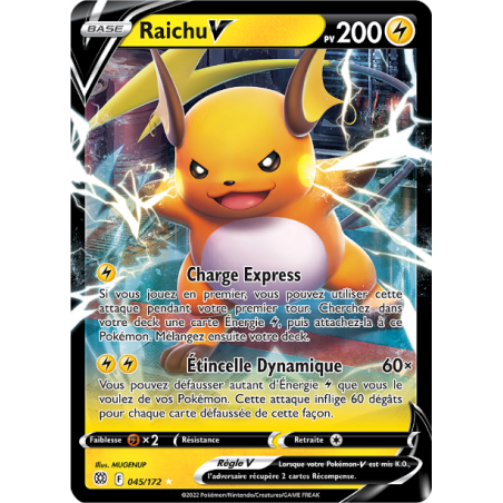 Raichu V 045/172 FR