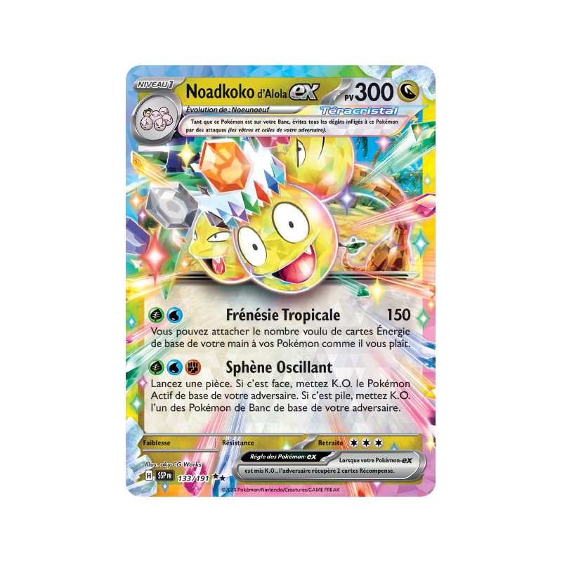 Noadkoko d'Alola Ex 133/191 FR