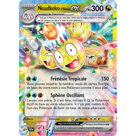 Noadkoko d'Alola Ex 133/191 FR