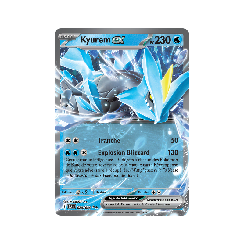 Kyurem Ex 028/086 FR