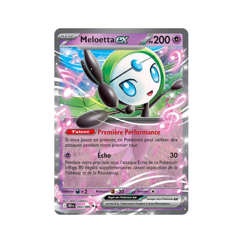Meloetta Ex 044/086 FR