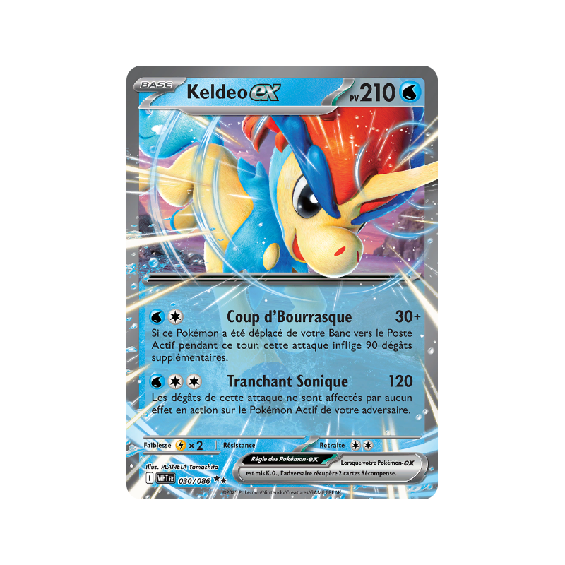 Keldeo Ex 030/086 FR