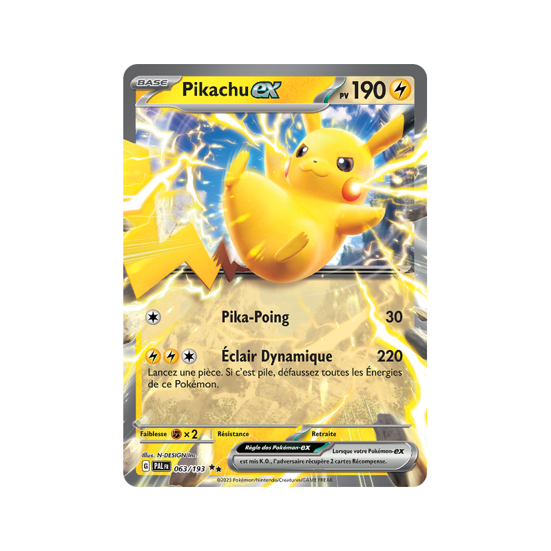 Pikachu Ex 063/193 FR