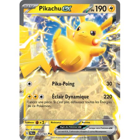 Pikachu Ex 063/193 FR