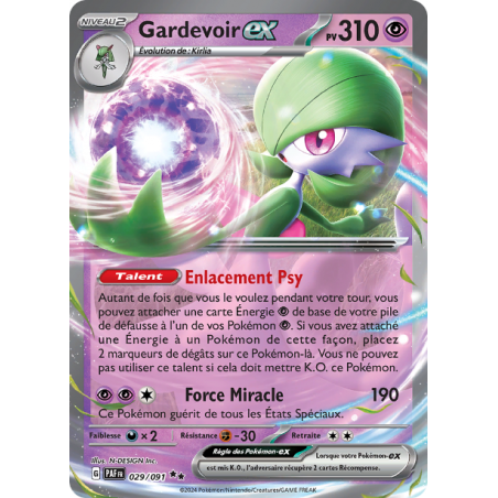 Gardevoir Ex 029/091 FR