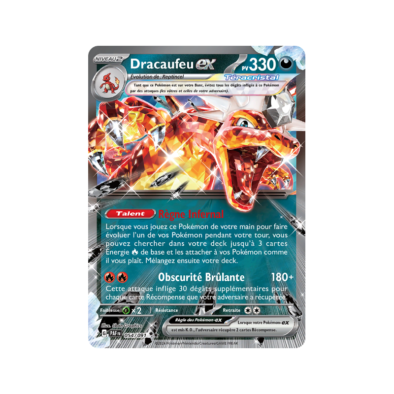 Dracaufeu Ex 054/091 FR