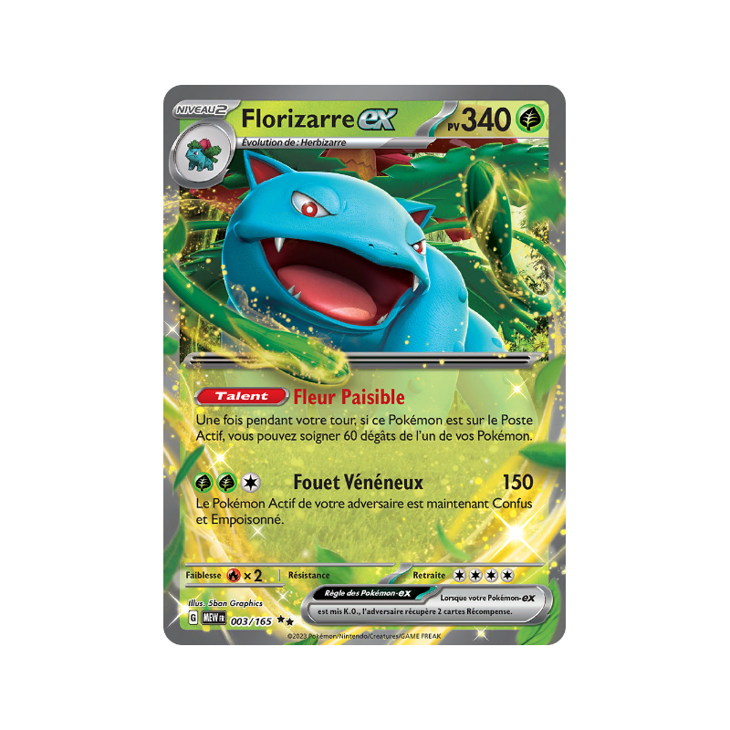 Florizarre Ex 003/165 FR