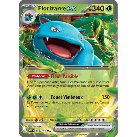Florizarre Ex 003/165 FR