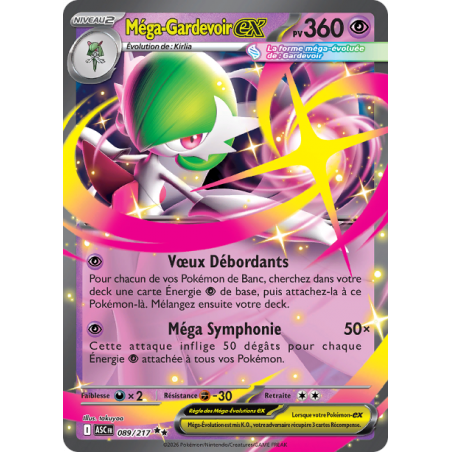 Méga-Gardevoir Ex 089/217 FR