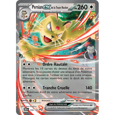 Persian Ex de la Team Rocket 150/182 FR