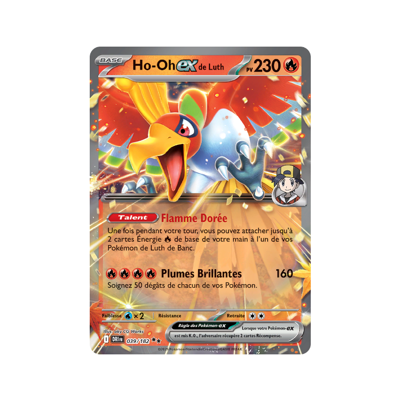 Ho-Oh Ex de Luth 039/182 FR
