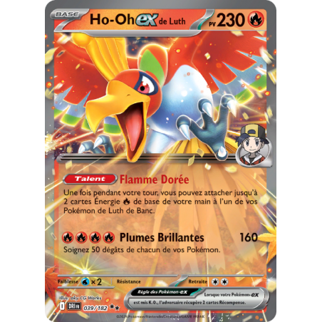 Ho-Oh Ex de Luth 039/182 FR