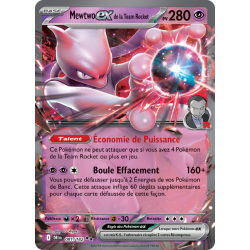 Mewtwo Ex de la Team Rocket 081/182 FR
