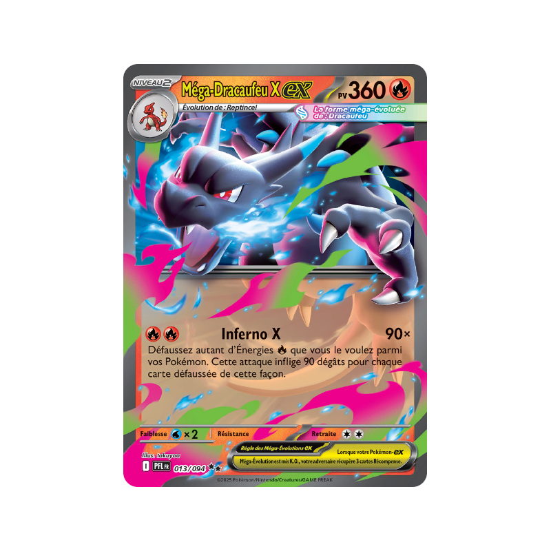 Méga-Dracaufeu X Ex 013/094 FR