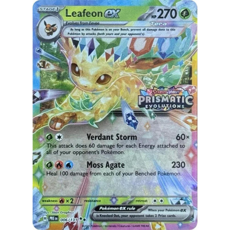 Leafeon ex 006/131 Stamped EN - Scellée